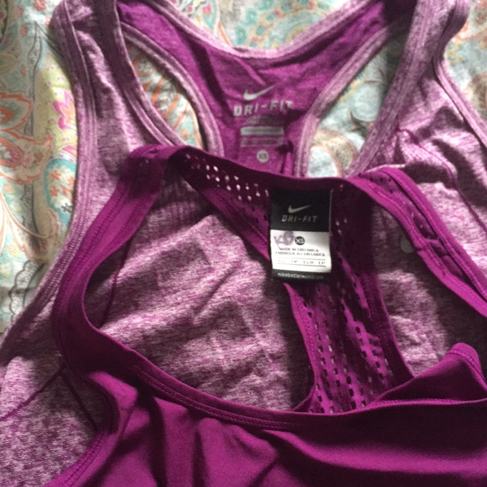 Nike Dri-Fit tank tops (2) bundle XS